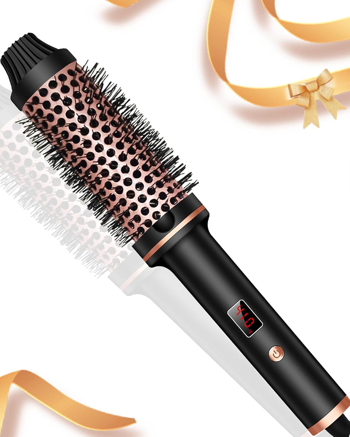 Brehn | 3 in 1 Lockenbürste mit Anti-Brenntechnologie – Stylen, Glätten und Volumen