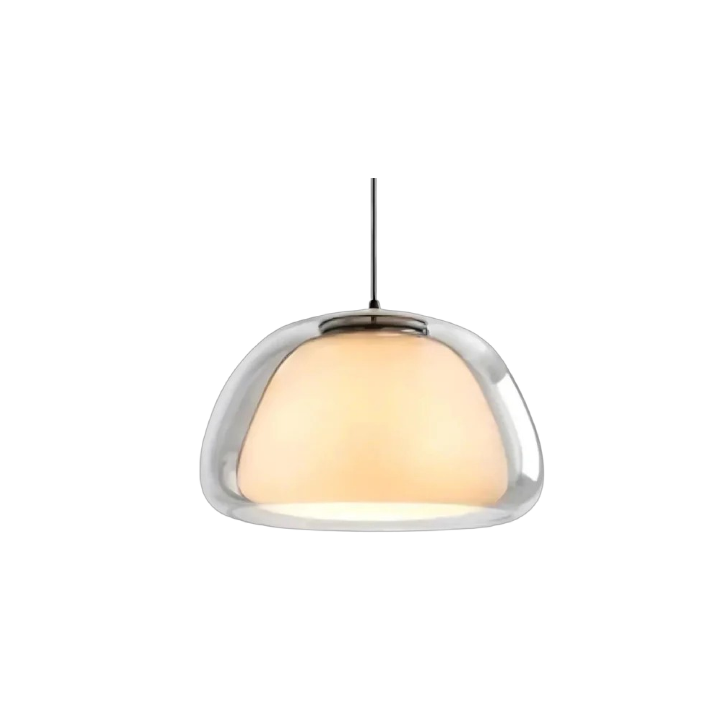 Nombr Jelly Glass Pendelleuchte – Moderne Lampe für Küche und Esstisch, höhenverstellbar, sanftes LED-Licht