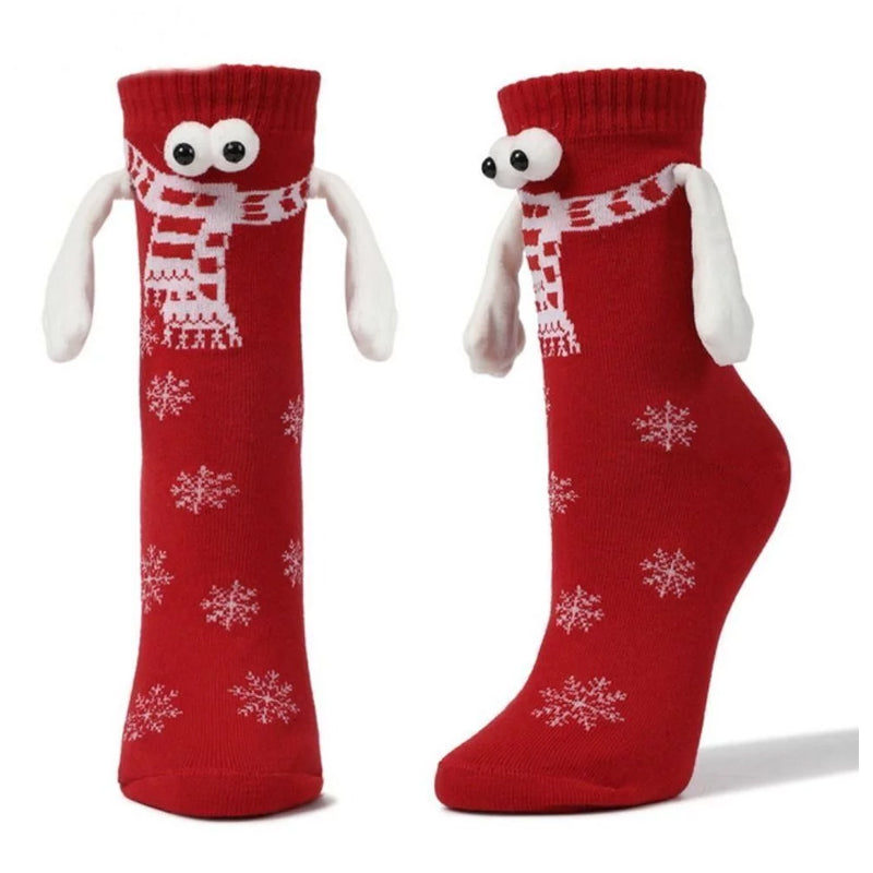 Brehn | Magnetische Socken Winteredition Paar Hand in Hand Socken