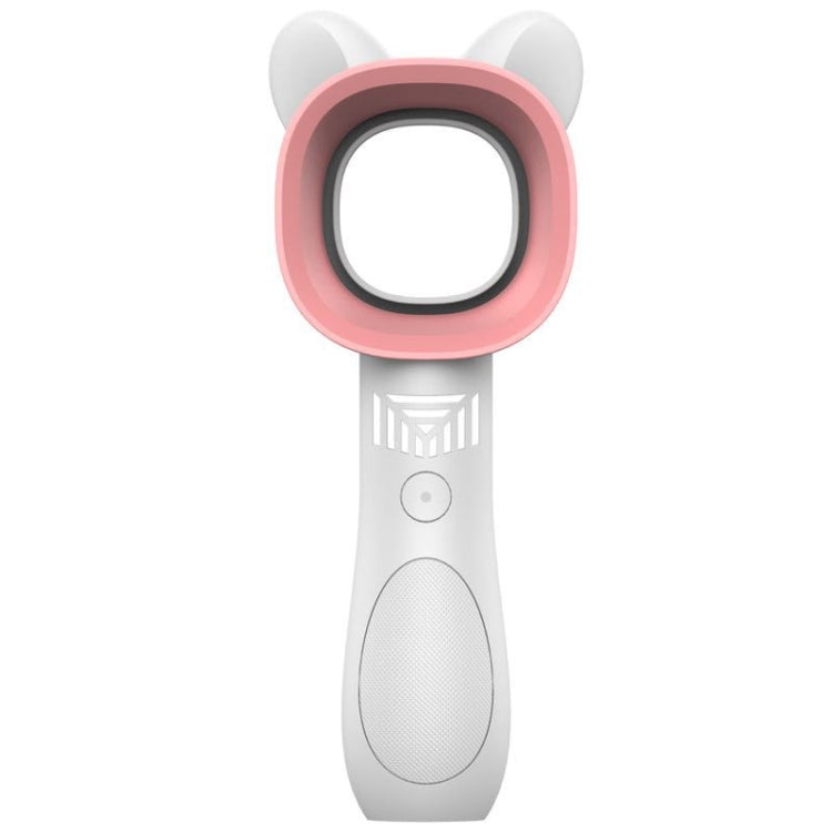 Cartoon Handheld Fan blattlos USB Mini Lade Desktop tragbarer Ventilator (Weiß) | Brehn