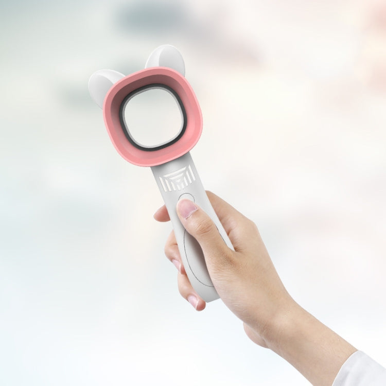 Cartoon Handheld Fan blattlos USB Mini Lade Desktop tragbarer Ventilator (Weiß) | Brehn