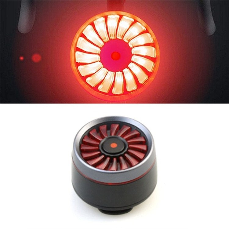 Brehn | Fahrrad Smart Sensor Bremslicht USB Rücklicht Warnlicht (Titan)