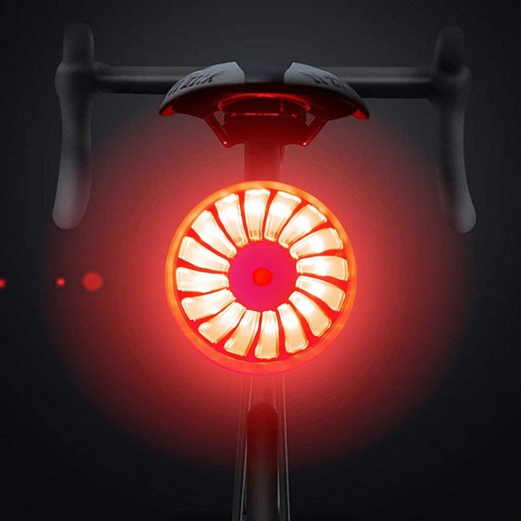 Brehn | Fahrrad Smart Sensor Bremslicht USB Rücklicht Warnlicht (Titan)
