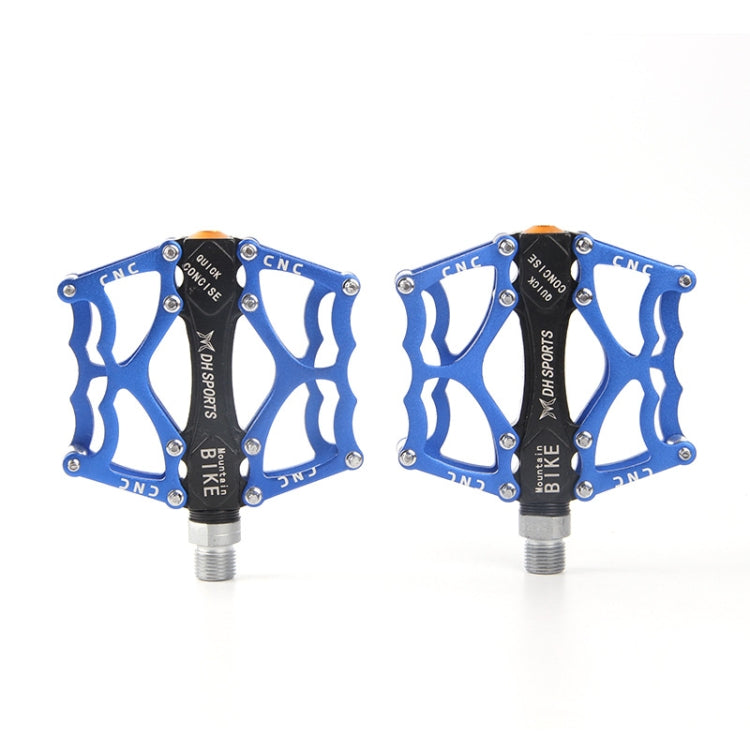 Brehn | Fahrradpedal Mountainbike Aluminiumlegierung Palin-Pedal rutschfestes Lagerpedal (901 Blau)