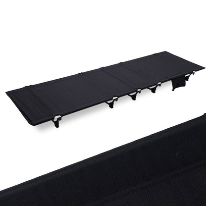 CLS Outdoor Leichtes Faltbett Camping Einfaches Freizeitbett (Schwarz)
