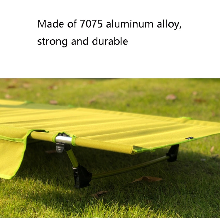 CLS Outdoor Leichtes Faltbett Camping Einfaches Freizeitbett (Schwarz)