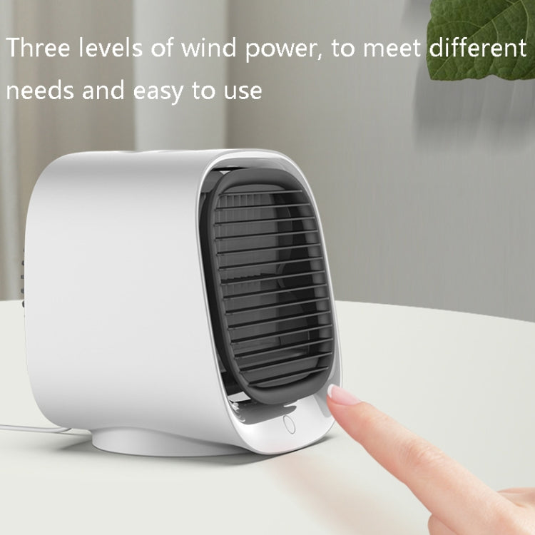 Desktop-Kühlventilator USB Tragbarer Bürokühlventilator, Farbe: M201 Sky White | Brehn