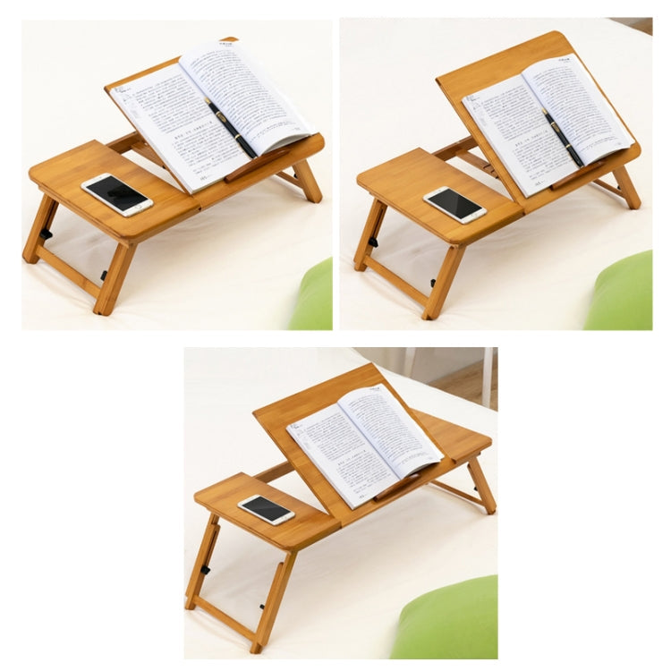 Brehn | 741ZDDNZ Bett Nutzung Faltbar Höhenverstellbarer Laptop Tisch Wohnheim Schreibtisch, Spezifikation: Mittel 64cm
