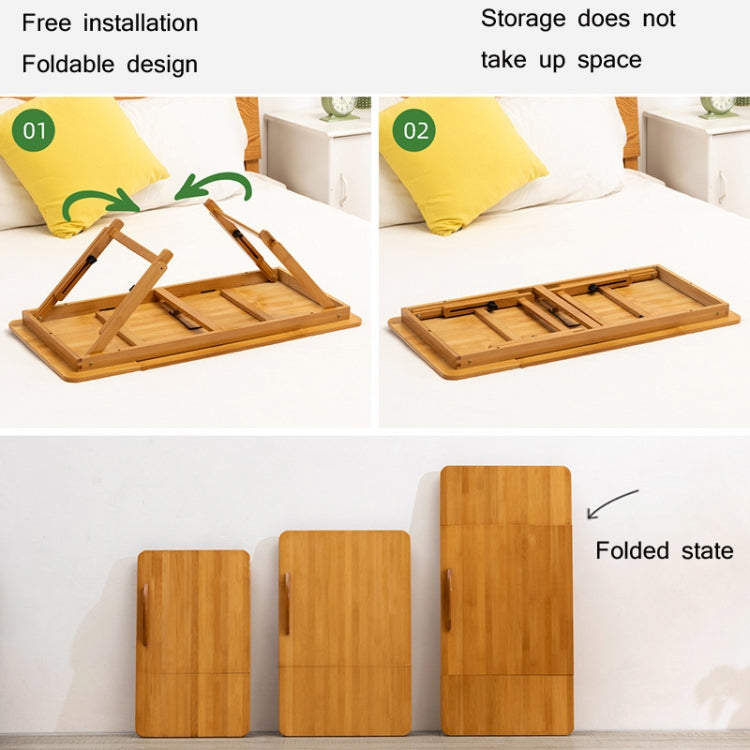 Brehn | 741ZDDNZ Bett Nutzung Faltbar Höhenverstellbarer Laptop Tisch Wohnheim Schreibtisch, Spezifikation: Mittel 64cm