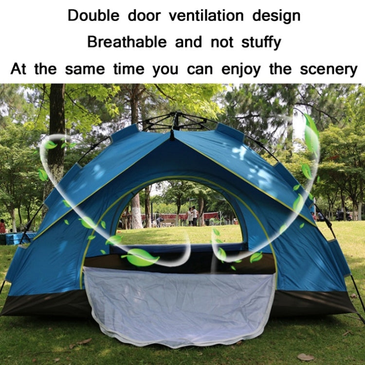 Brehn | TC-014 Outdoor Strand Reise Camping Automatik Frühling Mehrpersonen Zelt Für 2 Personen (Orange)