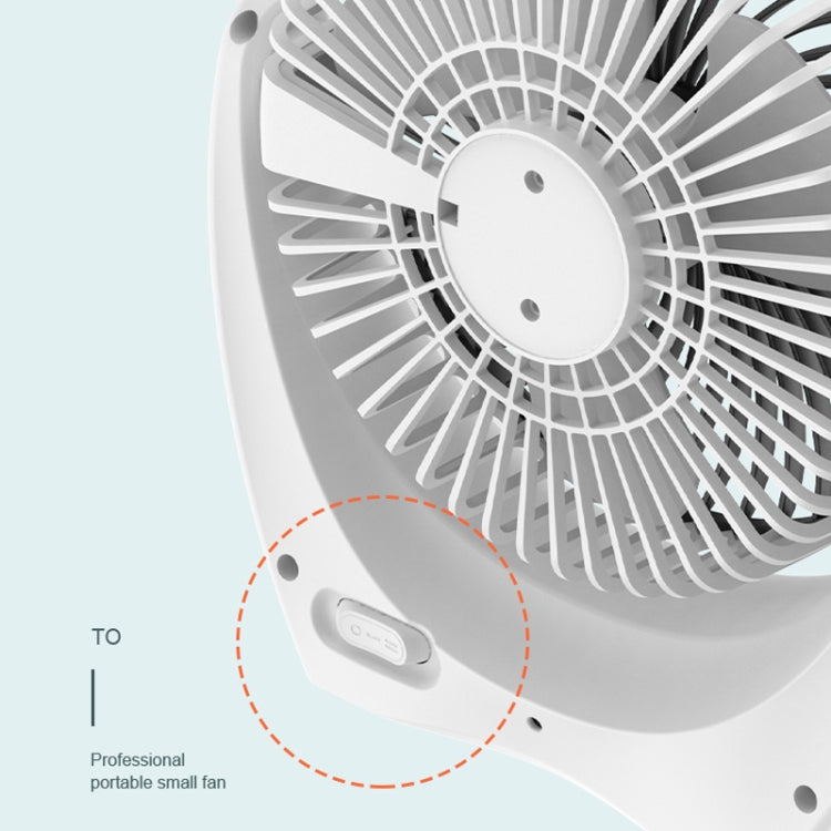 USB Schreibtischventilator Mini Zuhause Wohnheim Tragbarer Ventilator, Farbe: U Typ (Schwarz) | Brehn