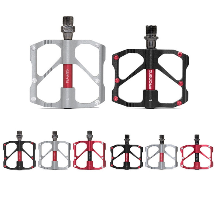 Brehn | PD-M86C  1 Paar PROMEND Fahrrad Rennrad Mountainbike 3 Palin Carbonfaser Lager Pedal (Schwarz)