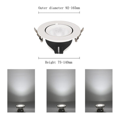 35-Watt-LED-Pflanzenwachstumslampe mit 150 mm Durchmesser und Vollspektrum.