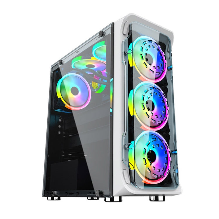 Brehn | Computer CPU RGB leuchtender Radiator 8 Lüfter+Fernbedienung