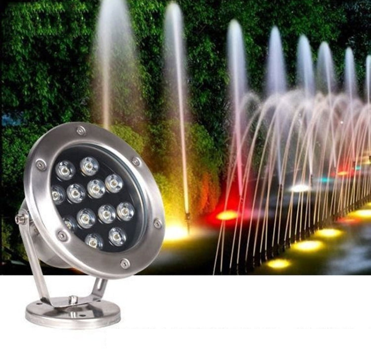 Brehn | LED Unterwasserlicht Pool Fisch Teich Brunnen Wasserdicht Landschaftslicht 18W (Warmweiß)