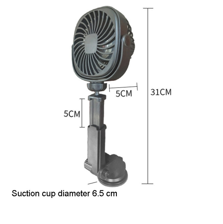 Auto Saugnapf Ventilator Desktop Studentenwohnheim Büro Küchenventilator (Rosa) | Brehn