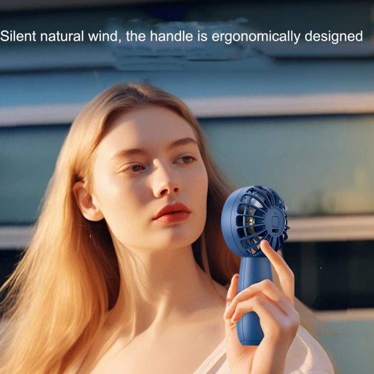 USB Outdoor Mini Handheld Bürstenloser Motor Ventilator, Stil: 1500mAh(Rosa) | Brehn