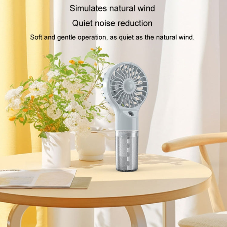USB wiederaufladbarer tragbarer Sprühventilator Elektrischer Ventilator (Lila) | Brehn