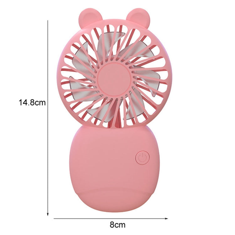 Sommer Cartoon Tasche Handheld Standventilator Wiederaufladbar Leiser Mini Ventilator (Grün) | Brehn