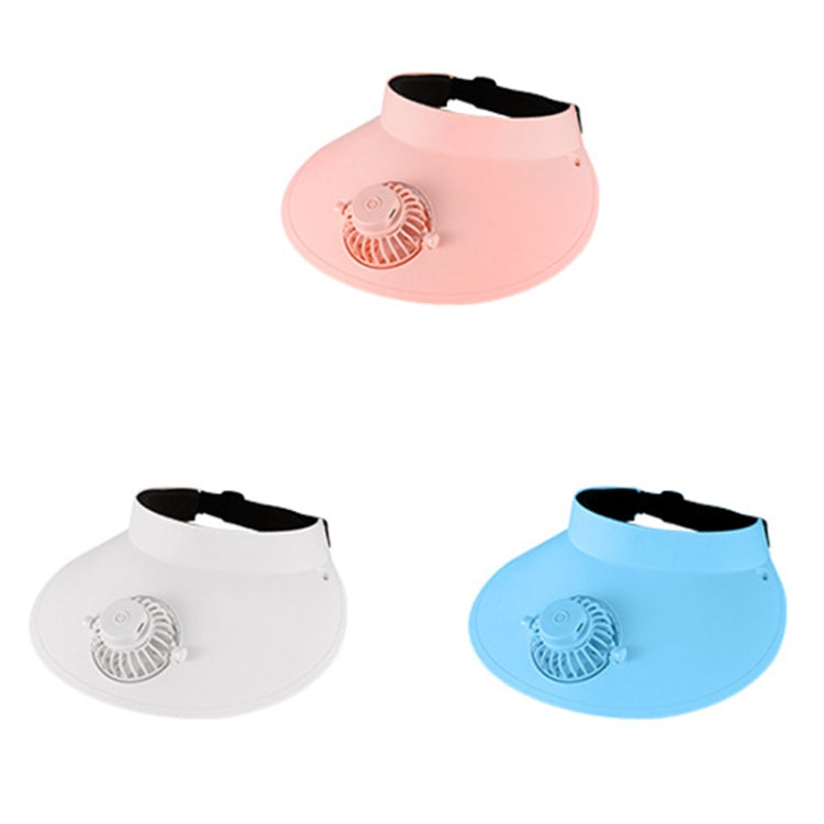 Sommer Outdoor Sonnenschutz Verstellbarer Rotierender Ventilator Sonnenhut (Rosa) | Brehn