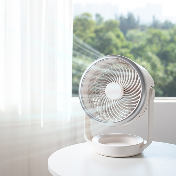 Luftzirkulationsventilator USB-Laden Schreibtischleiser Ventilator (Weiß) | Brehn