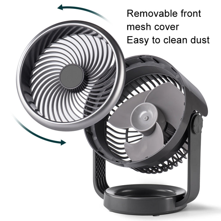 Luftzirkulationsventilator USB-Laden Schreibtischleiser Ventilator (Weiß) | Brehn