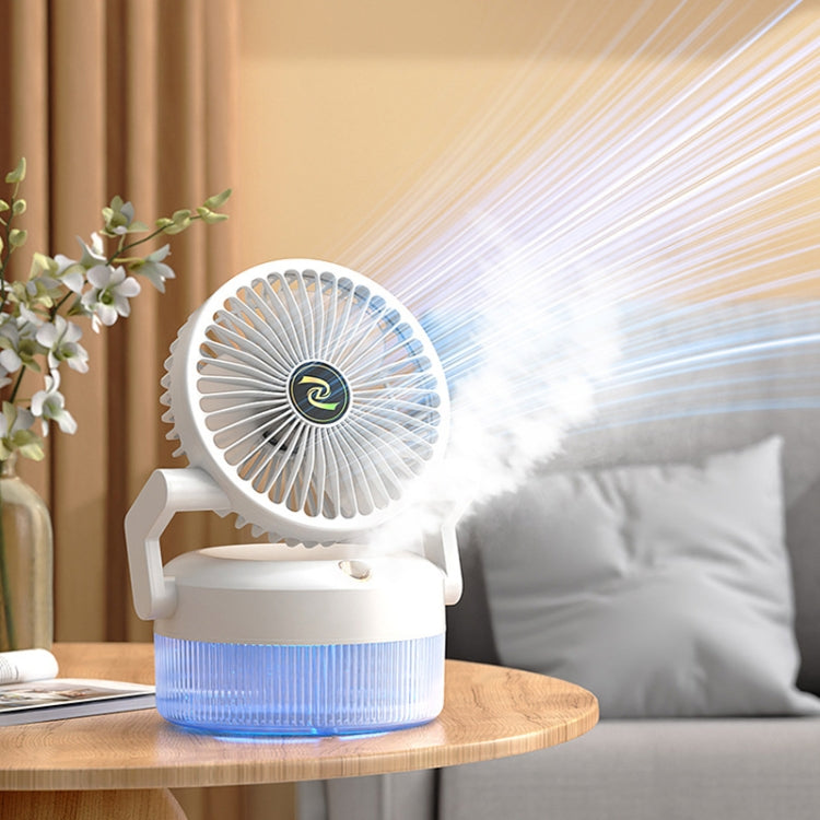 USB-Ladegerät Faltbarer Tisch-Spray-Befeuchtungslüfter mit Nachtlicht (Grün) | Brehn