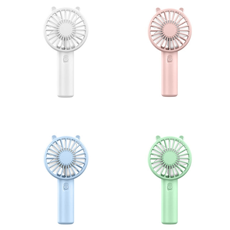 Mini USB Handheld Fan Wiederaufladbar Tragbar Desktop Telefonhalter (Pink) | Brehn