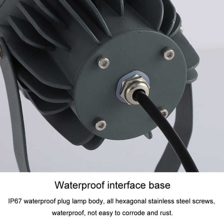 LED Flutlicht COB Außen wasserdicht Spotlight Billboard Lichter Gartenlampe, Farbe: 20W 7 Farben