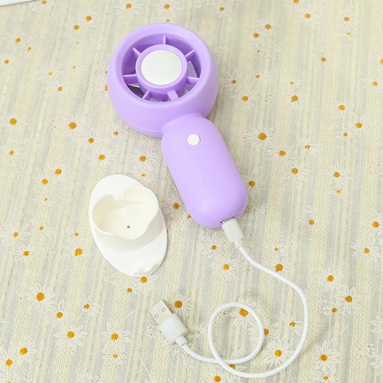 Handheld Wiederaufladbarer Ventilator Outdoor Camping Kühlventilator Mit Handyhalter Basis (Grün) | Brehn