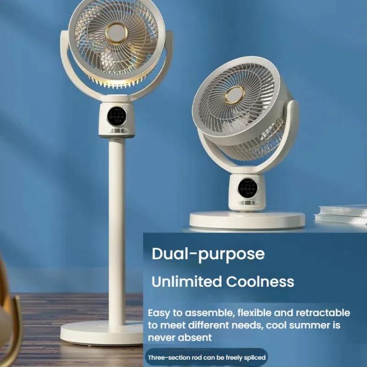 Luftzirkulationsventilator Turbo Leichtkonvektionsstehventilator mit Fernbedienung Timer Bodenventilator, Stil: USB-Stecker | Brehn
