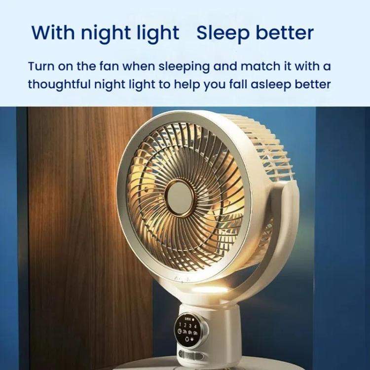 Luftzirkulationsventilator Turbo Leichtkonvektionsstehventilator mit Fernbedienung Timer Bodenventilator, Stil: USB-Stecker | Brehn