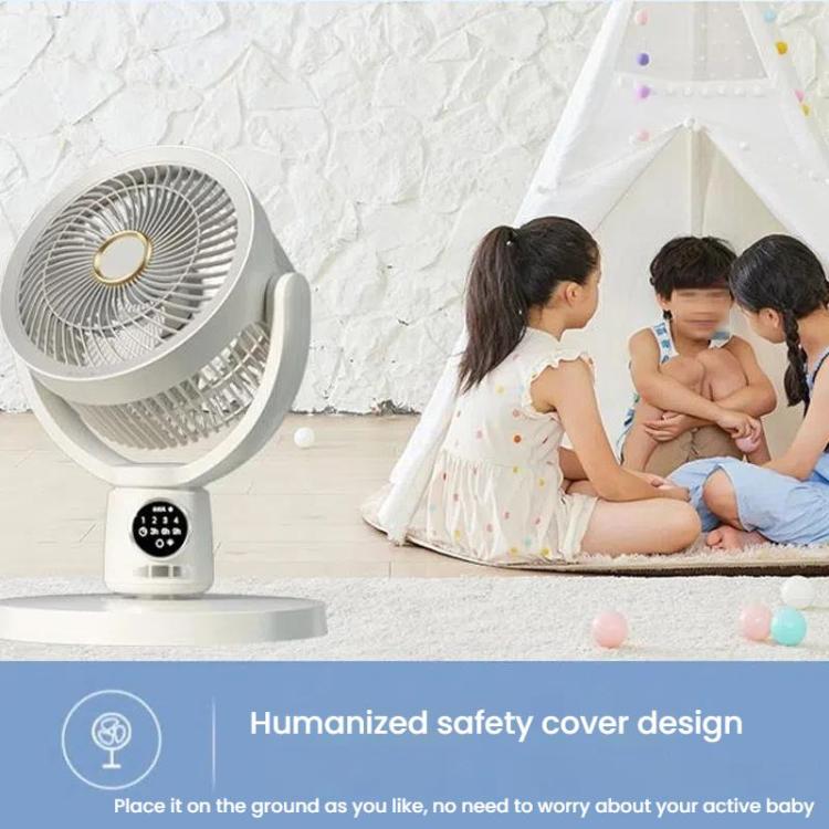 Luftzirkulationsventilator Turbo Leichtkonvektionsstehventilator mit Fernbedienung Timer Bodenventilator, Stil: USB-Stecker | Brehn