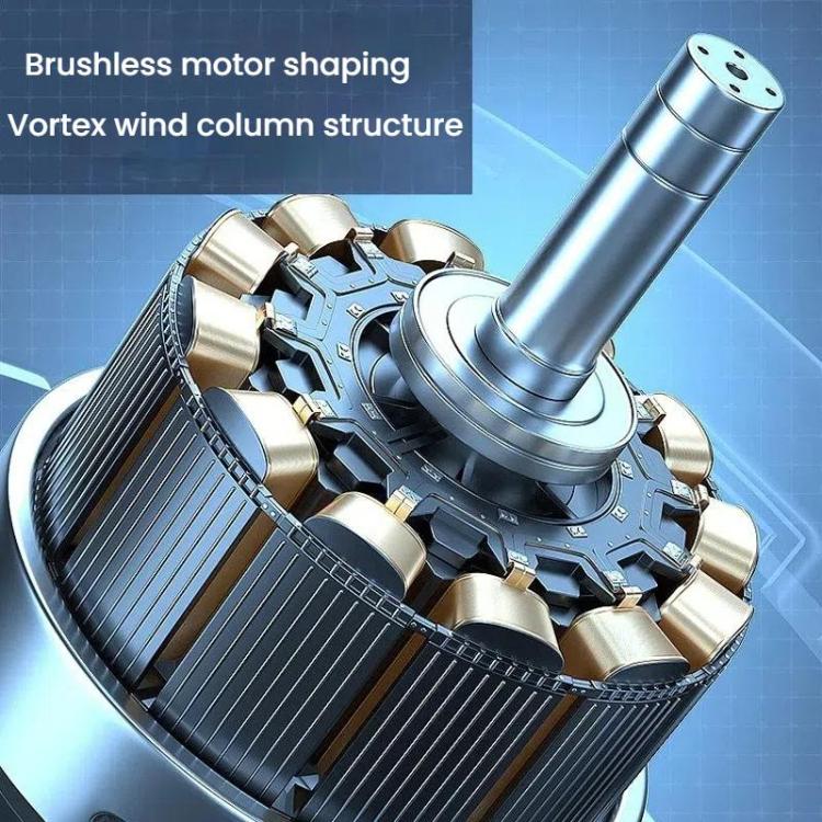 Luftzirkulationsventilator Turbo Licht Konvektionsstandventilator mit Fernbedienung Timer Bodenventilator, Stil: Wiederaufladbar | Brehn