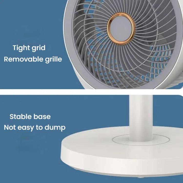 Luftzirkulationsventilator Turbo Leichtkonvektionsstehventilator mit Fernbedienung Timer Bodenventilator, Stil: USB-Stecker | Brehn