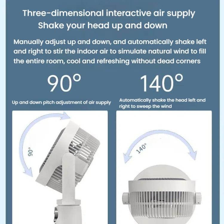 Luftzirkulationsventilator Turbo Leichtkonvektionsstehventilator mit Fernbedienung Timer Bodenventilator, Stil: USB-Stecker | Brehn