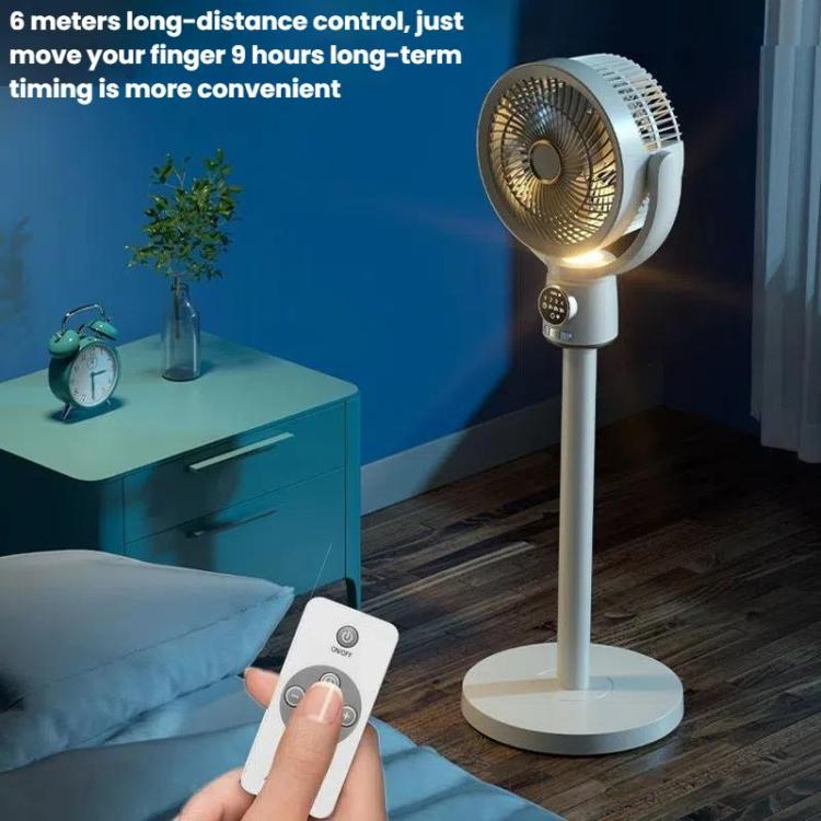 Luftzirkulationsventilator Turbo Leichtkonvektionsstehventilator mit Fernbedienung Timer Bodenventilator, Stil: USB-Stecker | Brehn
