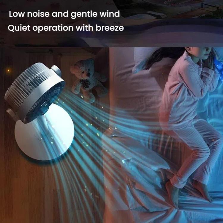 Luftzirkulationsventilator Turbo Leichtkonvektionsstehventilator mit Fernbedienung Timer Bodenventilator, Stil: USB-Stecker | Brehn