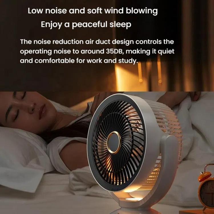 USB Luftzirkulationsventilator Büro Desktop Kleiner Ventilator, Stil: Wiederaufladbar | Brehn