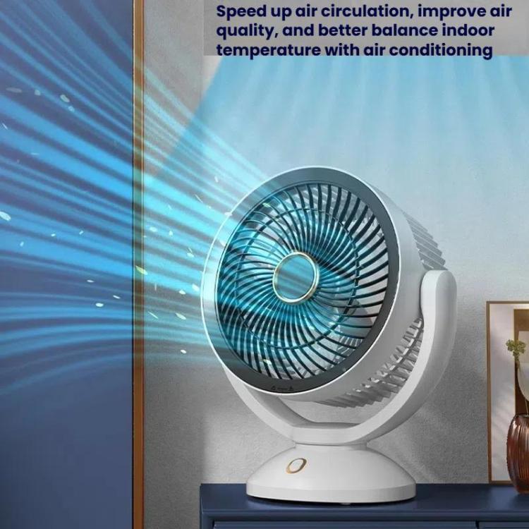 USB Luftzirkulationsventilator Büro Desktop Kleiner Ventilator, Stil: Wiederaufladbar | Brehn
