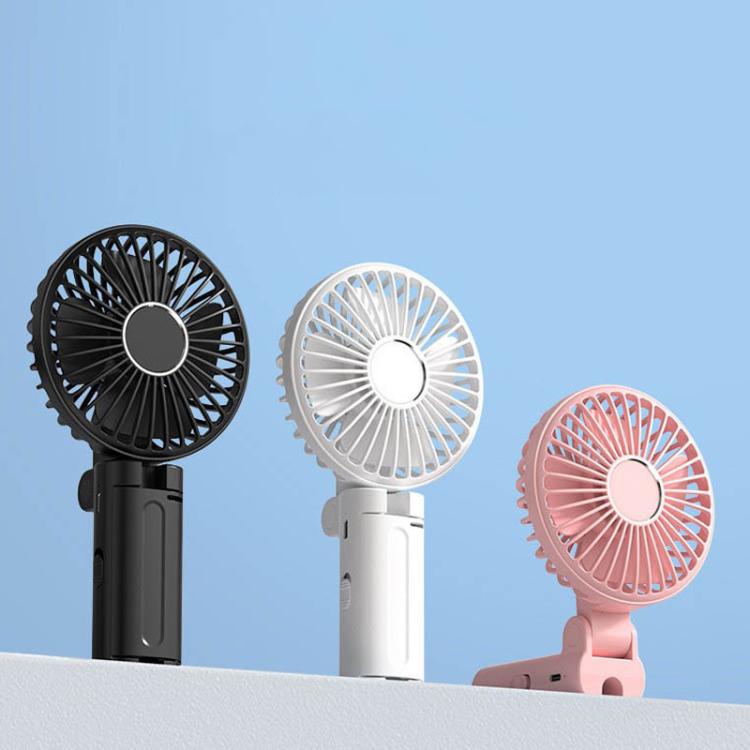 Faltender hängender Regenschirmventilator USB Handheld tragbarer Regenschirmclipventilator kompakter Desktopventilator (Rosa) | Brehn