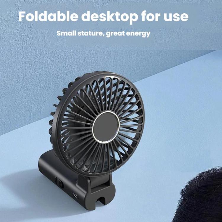 Faltender hängender Regenschirmventilator USB Handheld tragbarer Regenschirmclipventilator kompakter Desktopventilator (Rosa) | Brehn