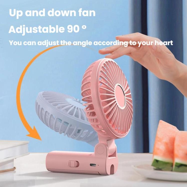 Faltender hängender Regenschirm Ventilator USB tragbarer Regenschirm Klemmlüfter kompakter Schreibtischventilator (Schwarz) | Brehn
