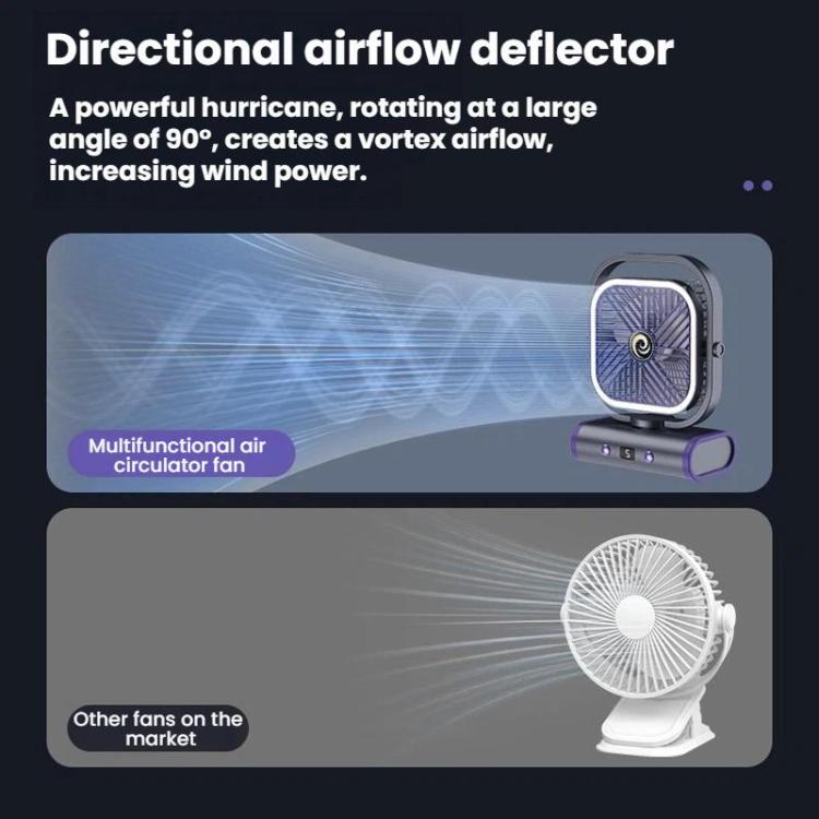 Desktop Mini Büro Silent USB Wandventilator, Farbe: Grau Plug-in | Brehn