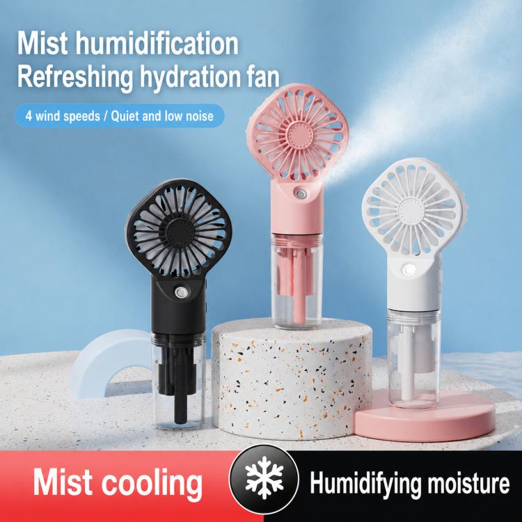 Handheld Misting Fan Tragbarer Wasser Spray Ventilator Typ-C Wiederaufladbarer Mini Persönlicher Gesicht Nebel Ventilator (F3 Pink) | Brehn