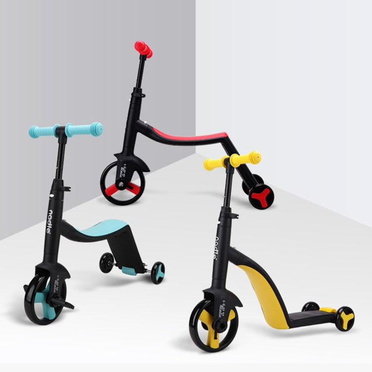 Brehn | nadle Faltbares Dreirädriges Drei-Modus Gleichgewicht Fahrrad Kinder Roller (Blau)