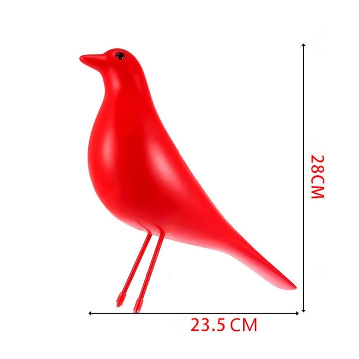 Brehn | Resin Craft Vogel Figurine Büro Ornamente Heim Dekoration Zubehör (Schwarz)