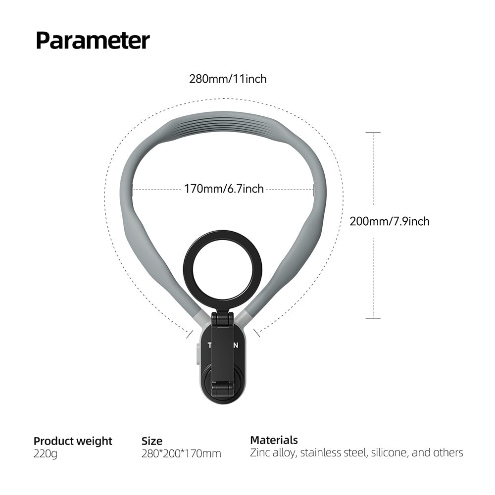 Brehn | LuxuraMagnet Telefon Hals Halter | Einfache Freisprech-Kease für ein Leben in Bewegung