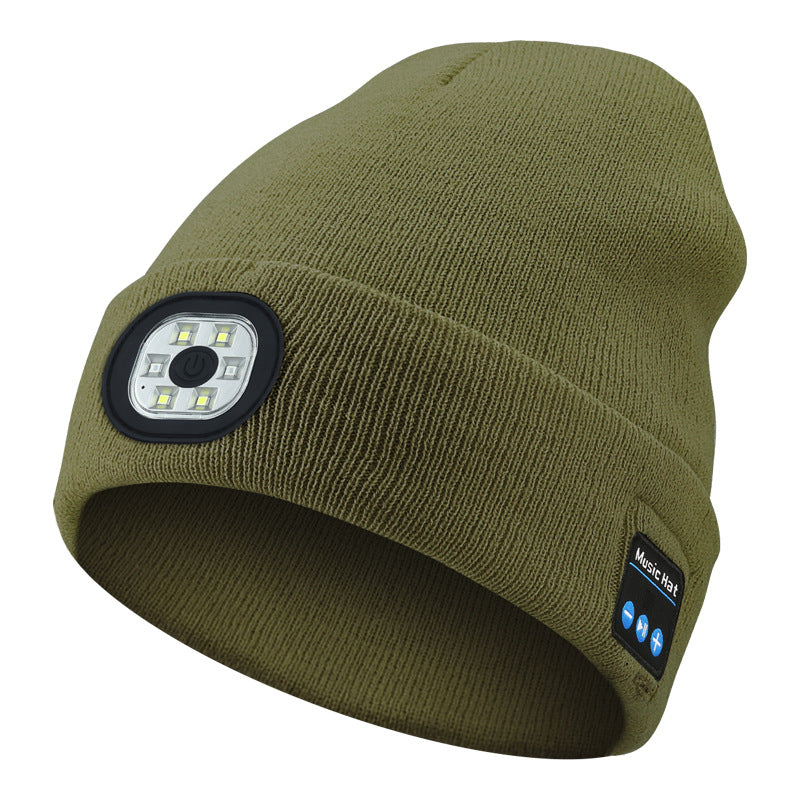 Brehn | LED Bluetooth Mütze mit abnehmbaren Lautsprechern