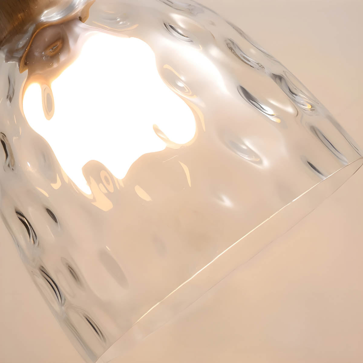 Brehn | LuxeGlow Chic Glasleuchter - Modern elegante Glas-Deckenlampe